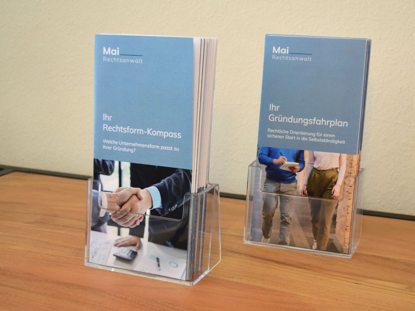 Informationsmaterial zu Rechtsform und Gründungsfahrplan für Praxisinhaber